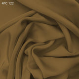 4 Ply Silk Crepe - Deep Camel - Fabrics & Fabrics NY
