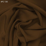 4 Ply Silk Crepe - Caramel - Fabrics & Fabrics NY