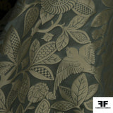 Floral Woven Brocade - Green