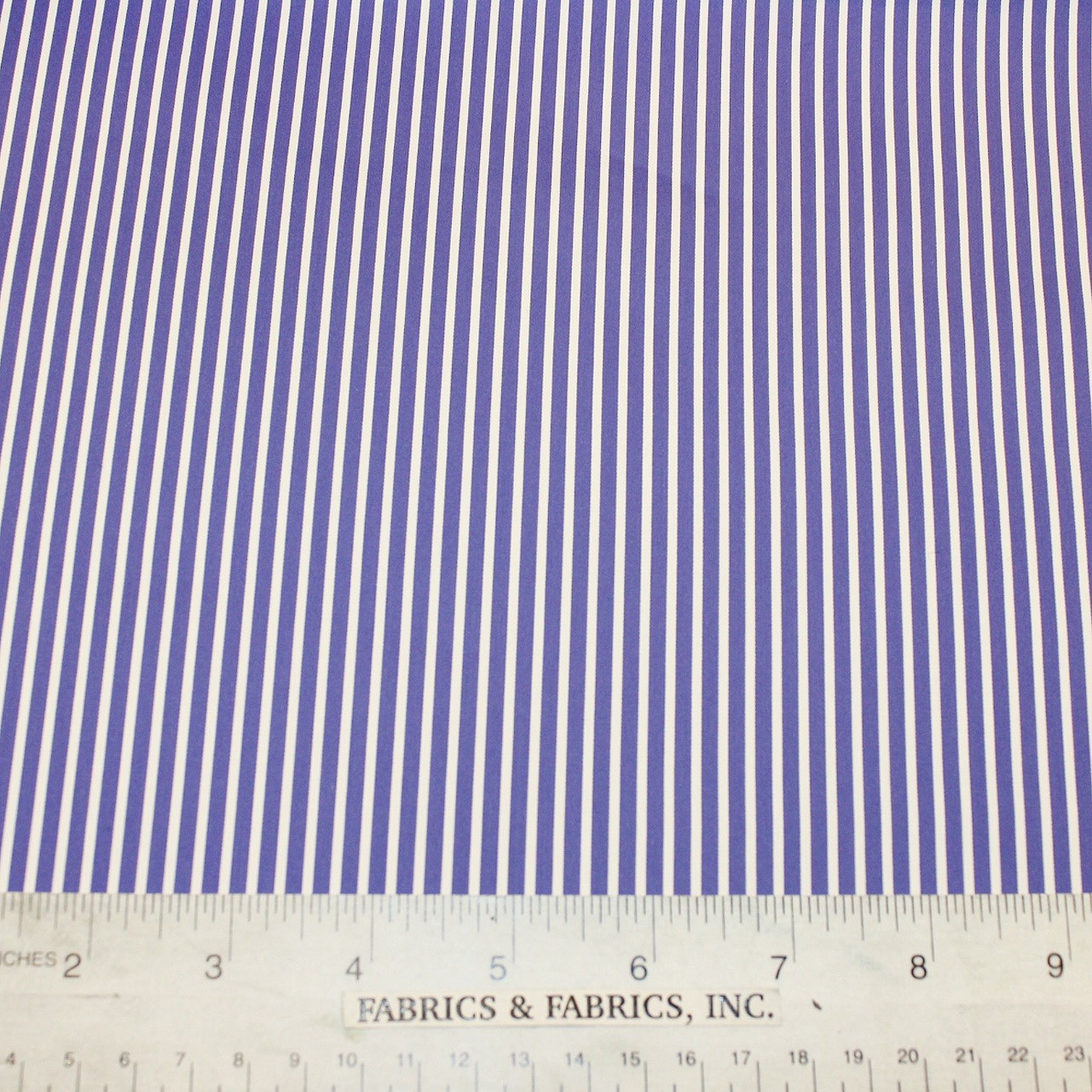 Striped Cotton Shirting -Blue/White