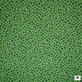 Polka Dot Brocade - Neon Green/Black