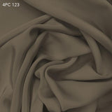 4 Ply Silk Crepe - Khaki Brown - Fabrics & Fabrics NY