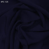 4 Ply Silk Crepe - Navy Blue - Fabrics & Fabrics NY