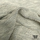 Textured Wool Blend Knit - Grey