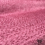 Textured Italian Wool Suiting - Pink