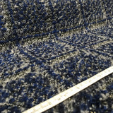 Wool Coating - Blue/Grey/Silver