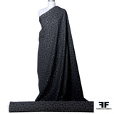 Floral Brocade - Black - Fabrics & Fabrics NY