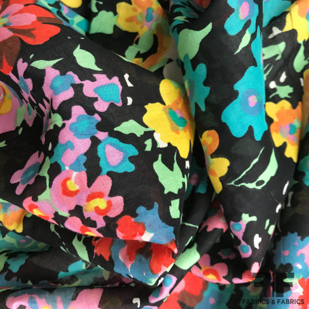 Floral Cotton Shirting - Multicolor
