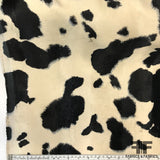 Cowhide Faux Fur - Black/Cream - Fabrics & Fabrics NY