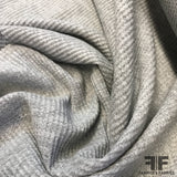 Thermal/Waffle Cotton Knit - Heather Grey