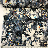 Diamond Printed Crepe de Chine (Nicole Miller) - Fabrics & Fabrics NY