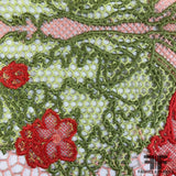 Floral Motif Guipure Lace - Multicolor