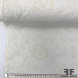 Damask Jacquard - White/Off-White - Fabrics & Fabrics NY