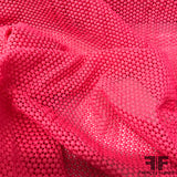 Speckled Dot Guipure Lace - Hot Pink