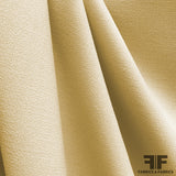 Italian Double-Faced Wool Crepe - Butter Yellow