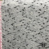 Speckled Wool Tweed Boucle - Grey/Black/White