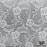 French Floral/Swirl Chantilly Lace - Ivory