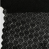 Geometric Guipure Lace - Black - Fabrics & Fabrics