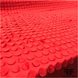 Dot Applique Novelty Georgette - Red - Fabrics & Fabrics NY