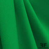 Italian Double Faced Wool Crepe - Green