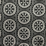 Circle Motif Embroidered Netting - Black