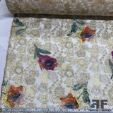 Oscar De La Renta Floral Metallic Brocade - Multicolor - Fabrics & Fabrics