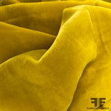 Silk Velvet - Bright Yellow - Fabrics & Fabrics