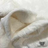Solid Faux Fur - White - Fabrics & Fabrics