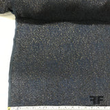 Abstract Metallic Rayon/Lurex Blend - Navy - Fabrics & Fabrics NY