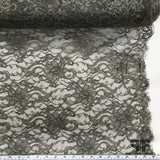 Delicate Floral Lace - Grey/Green - Fabrics & Fabrics NY