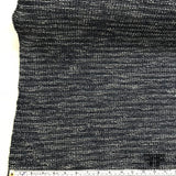 Textured Two-Toned Knit - Navy/White - Fabrics & Fabrics