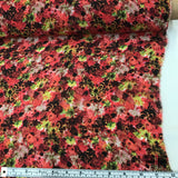 Floral Printed Silk Georgette - Red - Fabrics & Fabrics