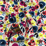Floral Pop Poly/Cotton Blend - Multicolor - Fabrics & Fabrics