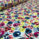 Floral Pop Poly/Cotton Blend - Multicolor - Fabrics & Fabrics