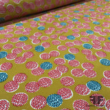 Abstract Polka Dot Silk Crepe de Chine - Multicolor - Fabrics & Fabrics NY