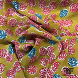 Abstract Polka Dot Silk Crepe de Chine - Multicolor