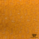Italian Novelty Textured Cotton - Orange - Fabrics & Fabrics