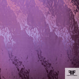 Abstract Silk Jacquard - Purple - Fabrics & Fabrics NY