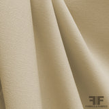 Italian Double Faced Wool Crepe - Sand - Fabrics & Fabrics