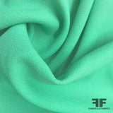 Italian Double Faced Wool Crepe - Mint - Fabrics & Fabrics