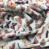 Butterfly Printed Georgette - Multicolor - Fabrics & Fabrics NY