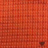 Check Wool Tweed - Orange - Fabrics & Fabrics NY