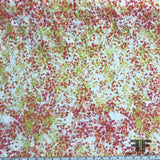 Warm Color Floral Printed Cotton - Red/Orange - Fabrics & Fabrics