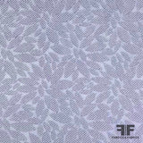 Floral Textured Brocade - Purple - Fabrics & Fabrics