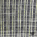 Checkered Multicolor Tweed - Black / White / Lime Green - Fabrics & Fabrics NY