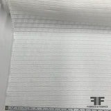 Textured Semi Sheer Cotton - White - Fabrics & Fabrics