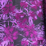 Blooming Floral Brocade - Purple - Fabrics & Fabrics