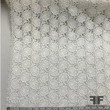 Floral Cotton Guipure Lace - White - Fabrics & Fabrics