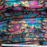 Abstract Floral Metallic Brocade - Multicolor - Fabrics & Fabrics NY