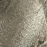 Metallic Panné Velvet - Silver/Beige - Fabrics & Fabrics
